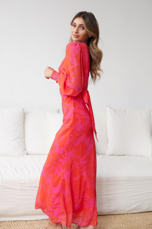 Mallarey Dress - Pink Floral-Dresses-Womens Clothing-ESTHER & CO.