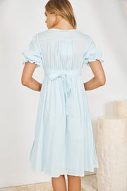 Mary Grace Dress - Blue