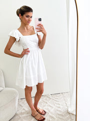 Millicent Dress - White
