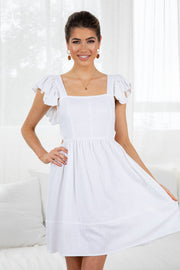 Millicent Dress - White