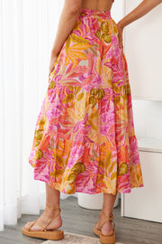 Mindora Skirt - Sunset Print