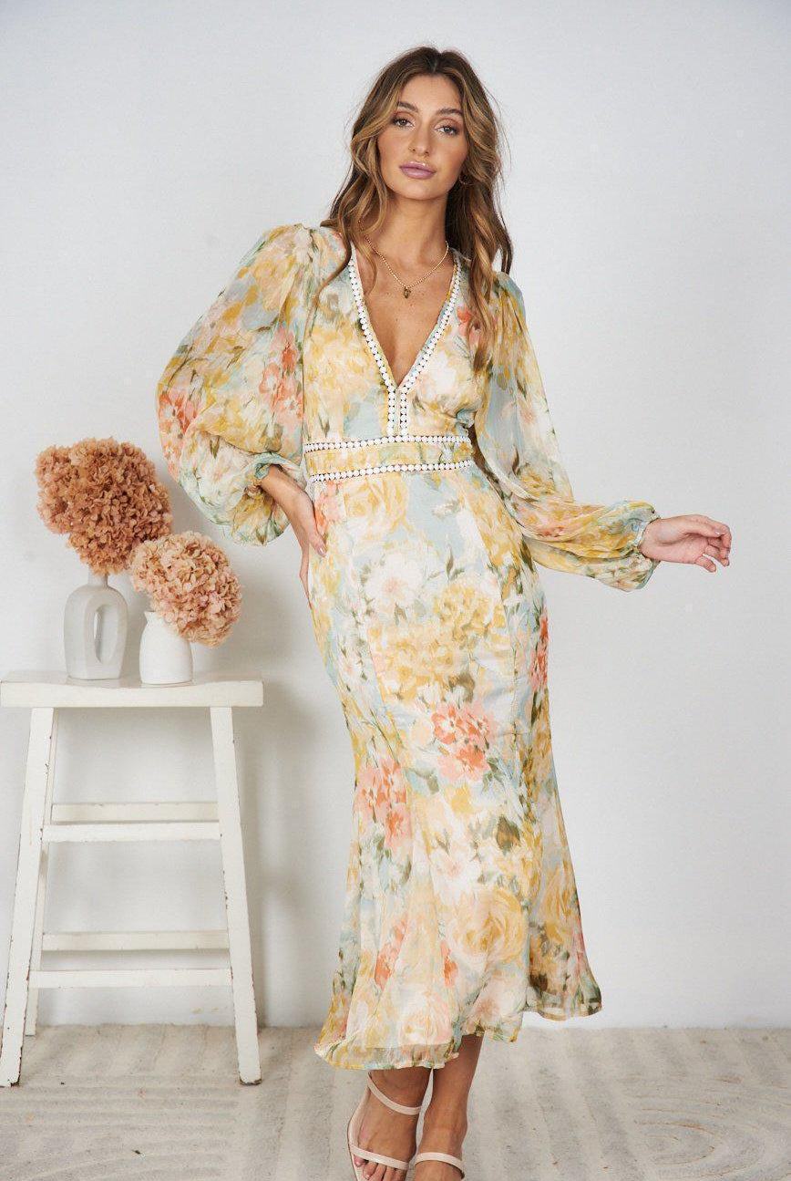 Young Adult Dresses For Women Women's Floral Maxi Dress Boho