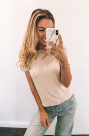 Primed Top - Beige