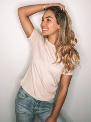 Primed Top - Beige