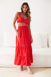 Randa Skirt - Red
