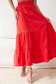 Randa Skirt - Red