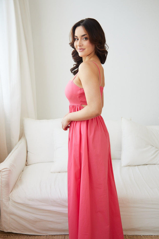 Salva Dress - Pink-Dresses-Womens Clothing-ESTHER & CO.