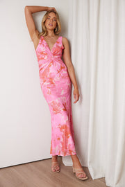 Tanieka Dress - Pink Print