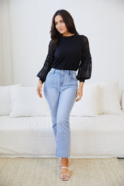 Tia Knit Top - Black