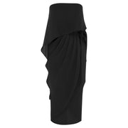 Fleur Strapless Dress | Black-Dresses-Esther Luxe-ESTHER & CO.