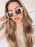 Freya green sunglasses