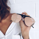 Essen blush sunglasses, side view