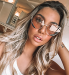 Cadence blush sunglasses