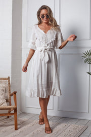 OLD TEMPLATE Shelly Dress - White